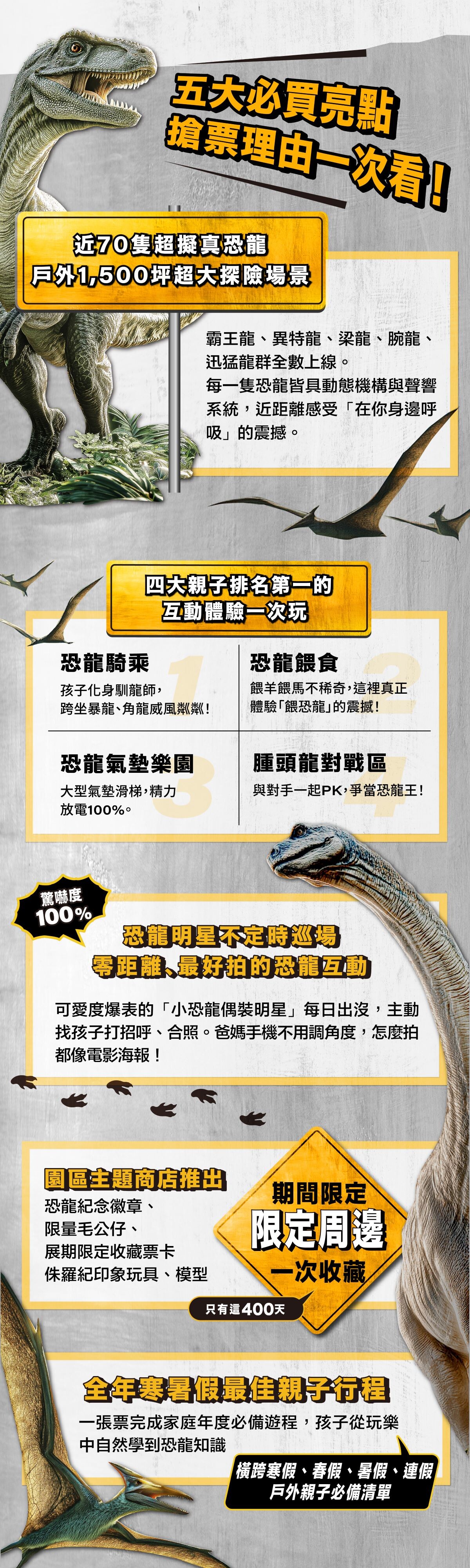 恐龍大復活 關渡探險樂園
